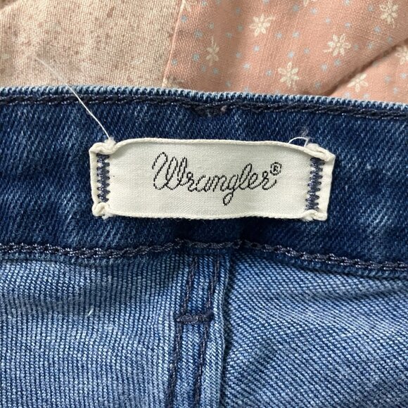 Wrangler Love Flare Jeans Womens 30x32 Retro Blue 70s Stretch Denim - Picture 6 of 14